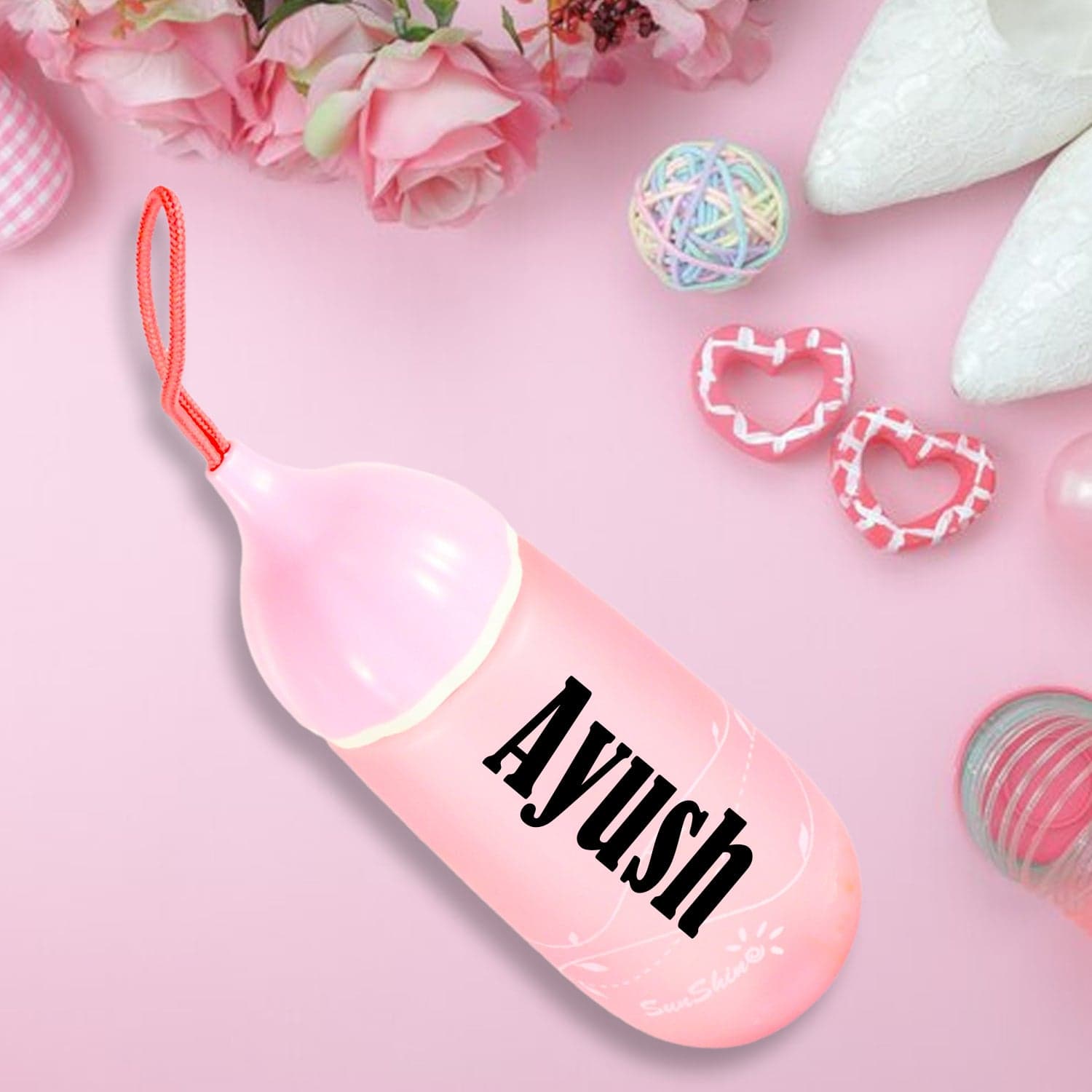Customize Unique Shape Premium Plastic water bottle With Dori Easy to Carry leakproof BPA-free, water Plastic water bottle for children, Home, School (1 Pc / 550 ML) — image 1